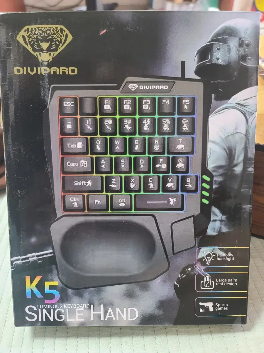 K5 Single-Handed Mechanical Gaming Keyboard